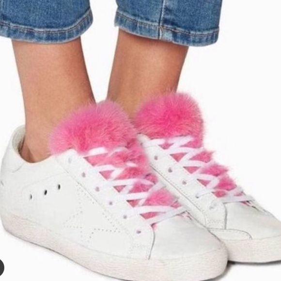 Golden Goose Shoes - Golden Goose Pink Fur Tongue 39